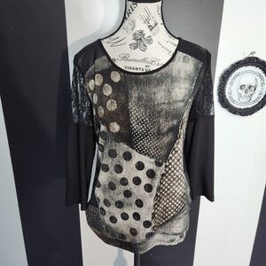 Haunted Dollie Patchwork Top